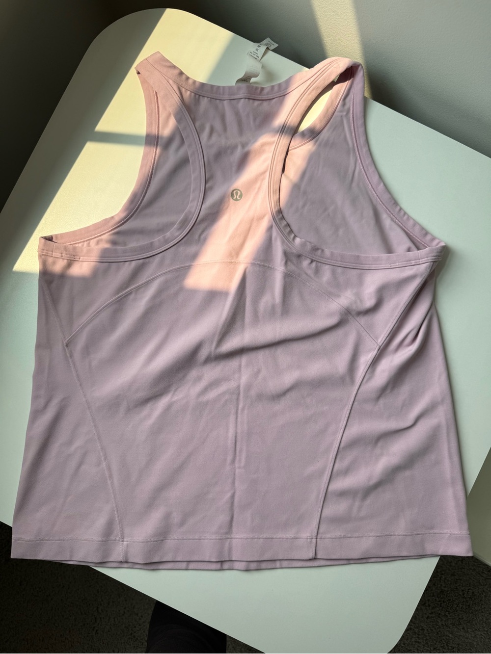 lululemon athletica Light Pink Racerback Tank Top